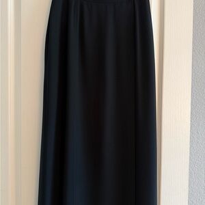 Banana Republic Black Midi Wrap Skirt